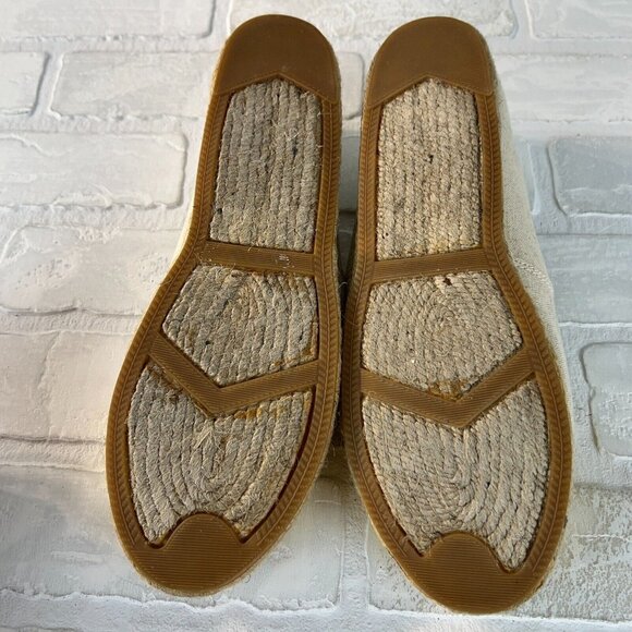 Avon Cushion Walk Espadrille Flats Womens 9 Pineapple Slip On Canvas Casual - Picture 11 of 11